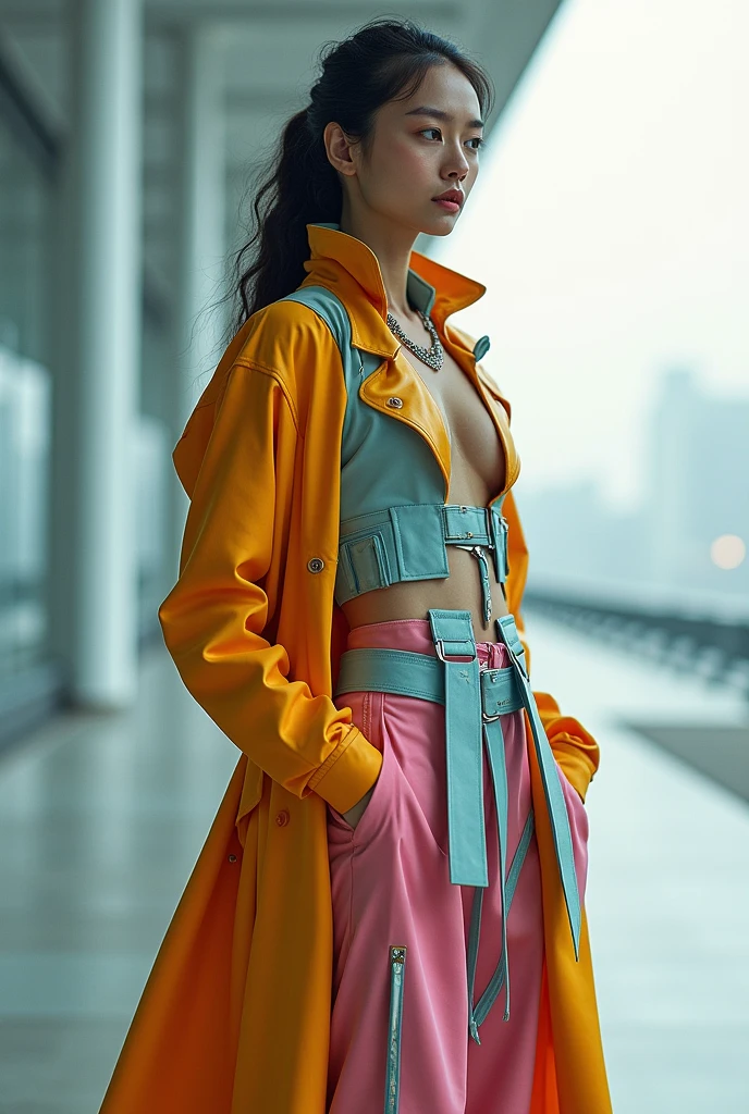 Avant garde female outfit
