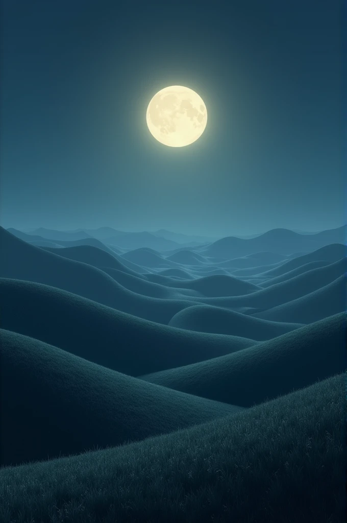 A hilly night