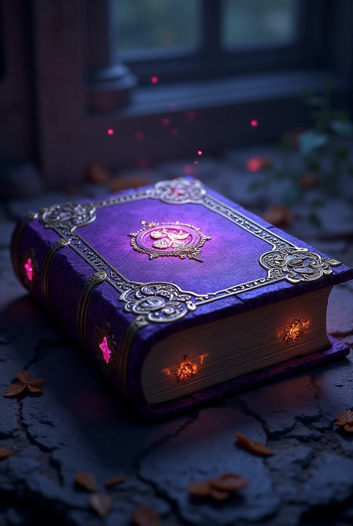 I want a profile picture of a purple book