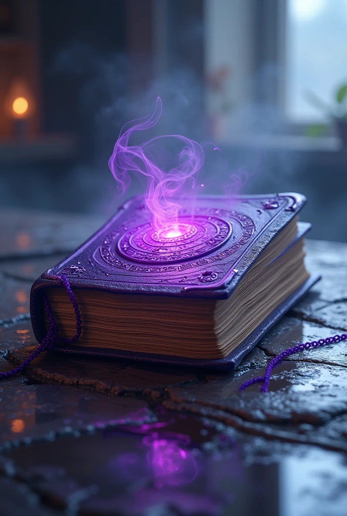 I want a profile picture of a purple book