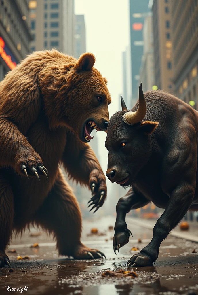 Realistic Bear vs Bull