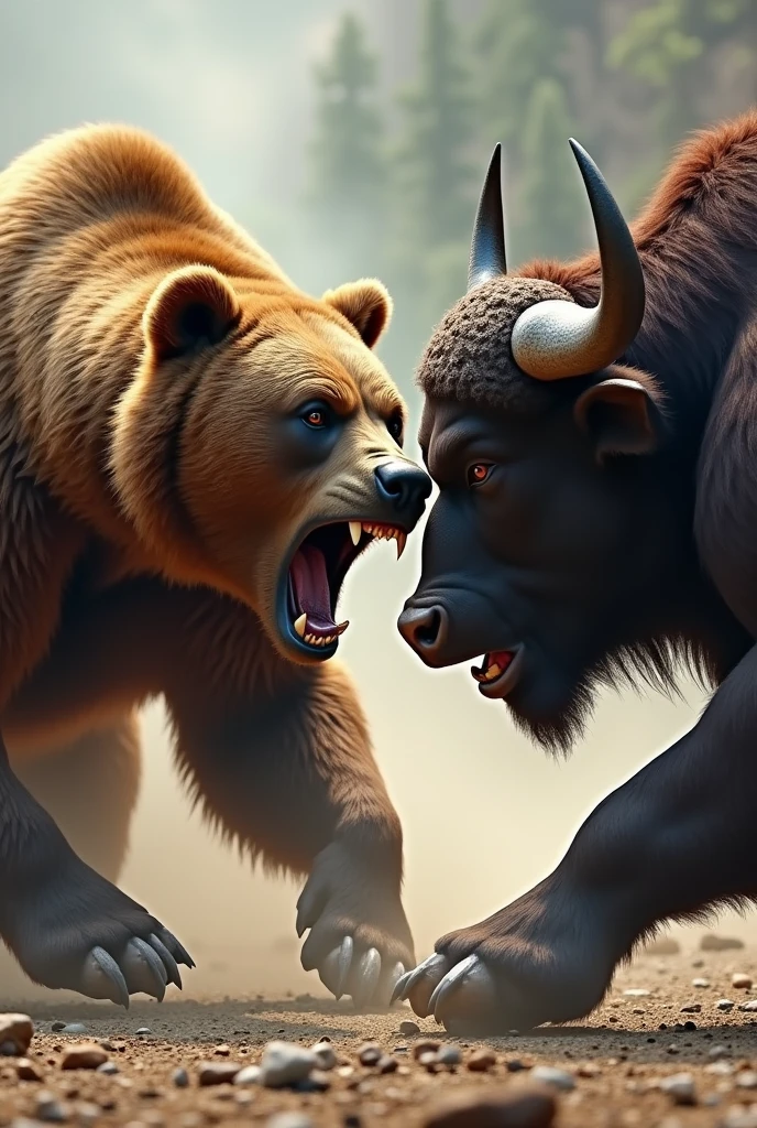 Aggressive bear vs realistic aggressive bull