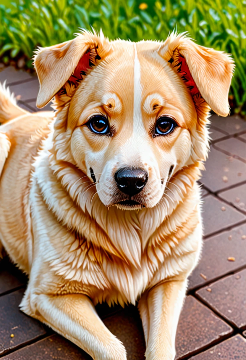 A dog