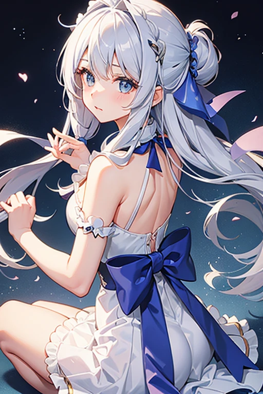 Silver Hair Magical girl Rags