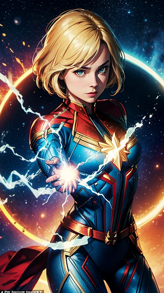 Cosmic Connections: Captain Marvel has strong ties to the Kree, an advanced alien race. Her powers originally came from a fusion of Kree and human DNA, giving her superhuman strength, flight, and energy projection abilities.