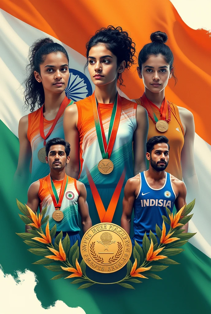 Neeraj chopra and vinesh in one Indian frame