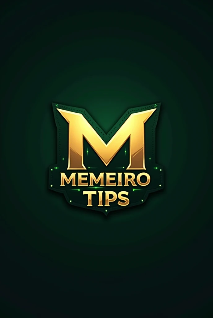 a logo in the style of a football team and related to sports betting, with the name “Memeiro Tips”. The image is for an Instagram profile picture