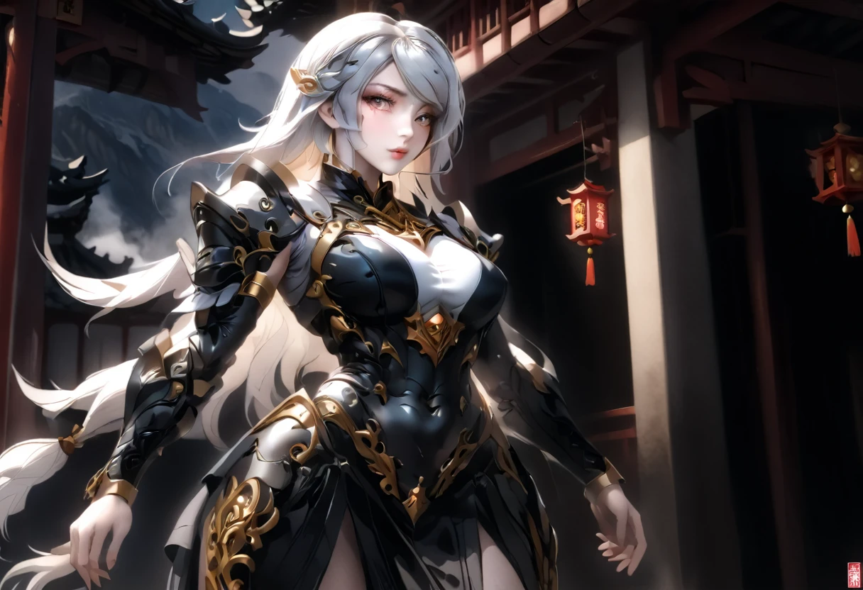 high quality,HD,16K,Sharp Line,1 Girl,fantasy, （Fire Spirits）,Pretty Face, Large Breasts, Beautiful legs,In the mountains,Focus Girl,detailed Pretty Face,Detailed clothes,beautiful eyes,Cool,Sexy,Dynamic Angle,穿着华服的神明Strike a pose拍照, Ancient mysterious sexy goddess, Traditional beauty woman, Beautiful female warrior god of war , Beautiful sexy goddess, Gorgeous role-playing, high, Beautiful young girl, Beautiful woman, 华丽Beautiful woman, Complex clothing,Chinese Mystical Aesthetics, Beautiful Asian ancient mysterious girl, Extremely detailed shot of the goddess, Jaw-dropping sexy beauty, Big breasts deep neckline sexy belly button（butt), (bedroom), (Sexy Girls), masterpiece, best quality, Bangs, blush, Chest, clavicle, Eyebrows visible through hair, (Gradient red and gold hair), Jewelry, Long hair,Bright Eyes, ring, (solitary), illustration, fashionable, miss, Strike a pose, background, element, confident, Express, Accessories, majestic, striking, key point, Dynamic poses, ((plump)), (black))Woman in transparent dress,Viewer,(((Full breasts, Keeley University))),Slim waist,(Navel exposed,Bare waist), Long hair, extreme detailed details, 详细的fantasy艺术, Stunning character art, Beautiful and exquisite character art, Beautiful transparent dress, Very detailed, Large Breasts，Chest，Golden ratio figure，Beautiful figure，Ultra wide-angle shooting，Full body shot拍摄，Body close-up，Full body shot，Wearing a pleated tulle skirt，柔和动漫illustration, 柔和的深色background，Fujifilm XT3 Clear focus, f 5.6, High Detail, Clear focus,(Wearing openwork clothing),, (Natural light), (Tempting)translucent, Good velvet quality, Compared, Divine Light,, Silver hair, 天空background, Absolute Strength,Female Shinmei，穿着性感丝绸的Female Shinmei,，Large Breasts，Chest，Golden ratio figure，Beautiful figure，Ultra wide-angle shooting，Full body shot，Body close-up，Full body shot， Wearing a tulle dress, Model shooting style, Large Breasts，饱满Chest，Golden ratio figure，Beautiful figure，(Extremely detailed CG 8k wallpaper unit), The most beautiful artistic photos in the world, , 8K 超HD, ) on the beach，Sexy lazy posture，Sexy seductive expression，best quality,masterpiece,Ultra-high resolution,(Practical:1.4),original photo,Ultra-high resolution