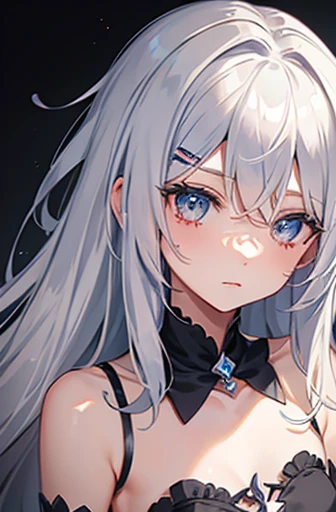 Silver Hair　Magical girl　Tattered