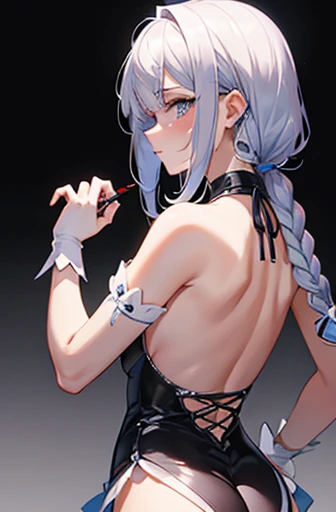 Silver Hair Magical girl Tattered