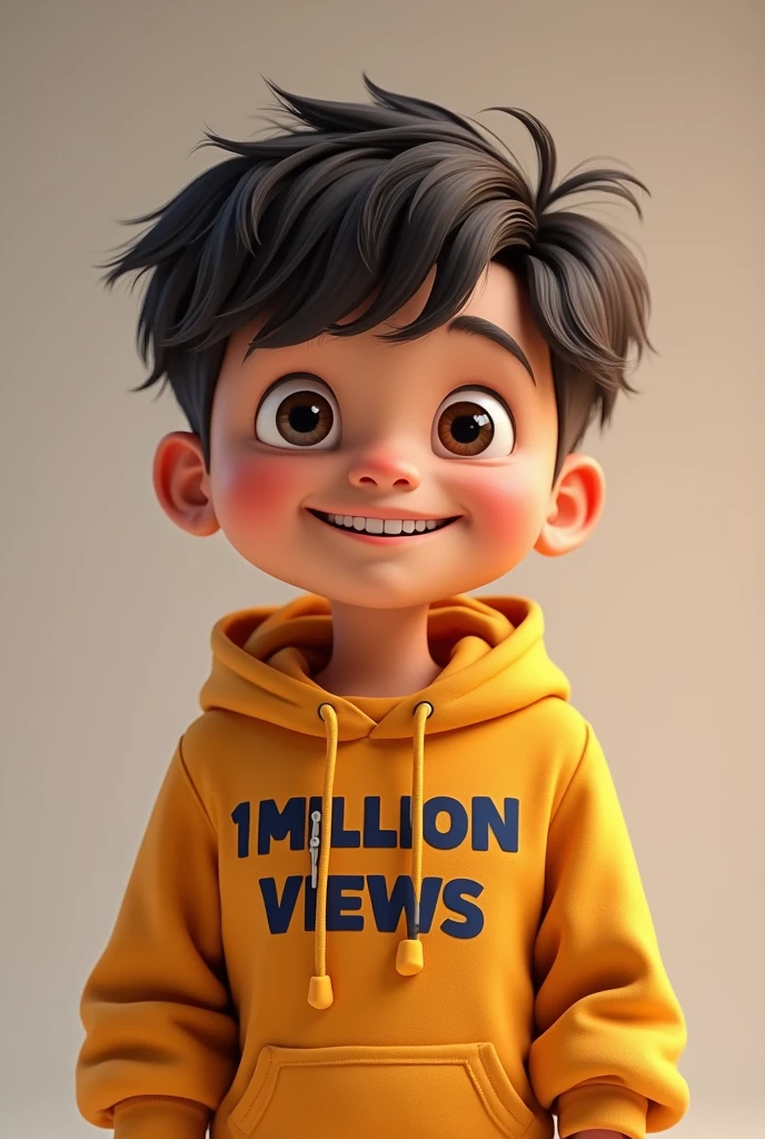 A boy that say Thanks for 1 million views in make with using latter
Channel nama arnablifstyle104
Tha boy should be reach looking
Mantion the channel name