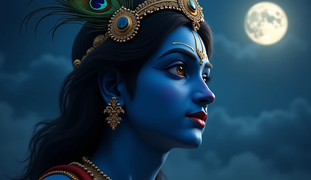lord krishna crying from heaven when draupadi cheer haran is happening
