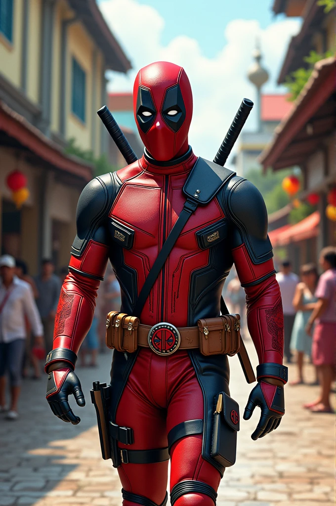 Deadpool in malaysian style, ramp wear, zizan razak