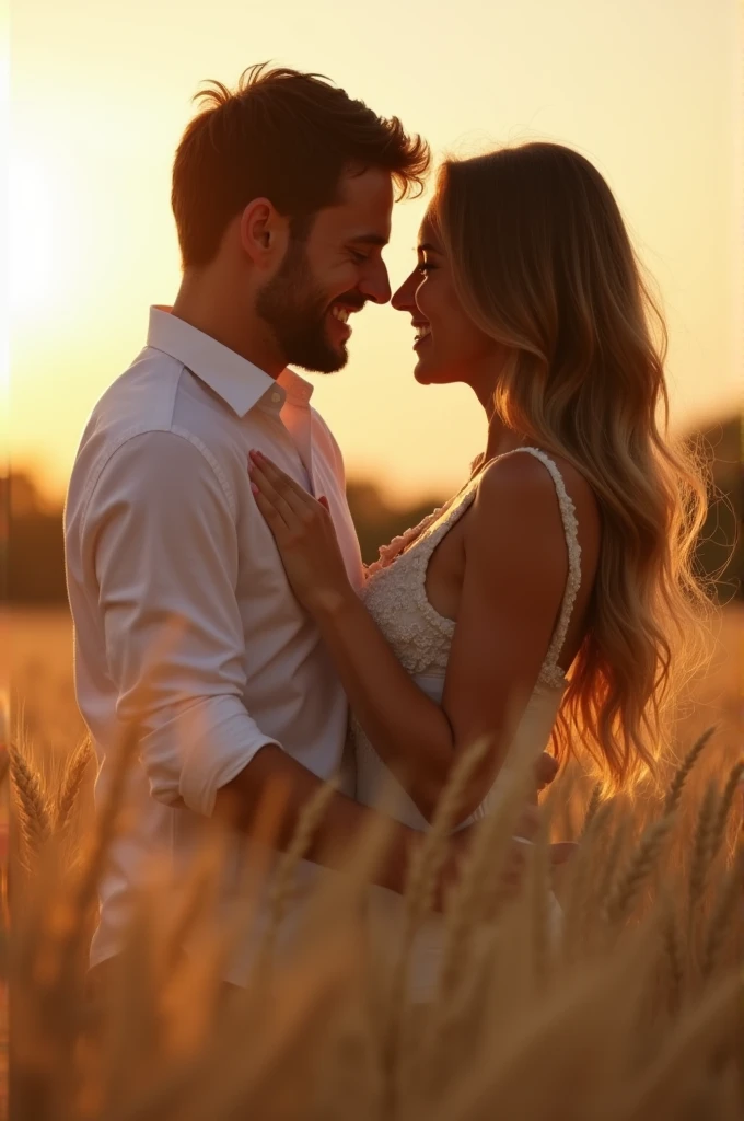 A beautiful girl or guy is heating it up in the wheat field, as the guy is fingering their pussy or the girl is enjoying it. 