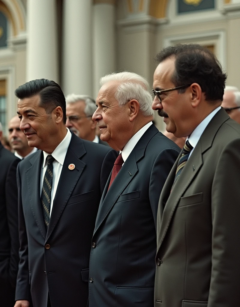 Chi guera and zulfiqar Ali Bhutto and shah fiasal and Saddam Hussein and momar qazafi to gather