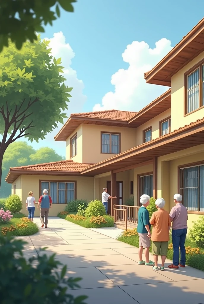 Public policy on a protection network for the elderly based on day care and rest centers, improve health access