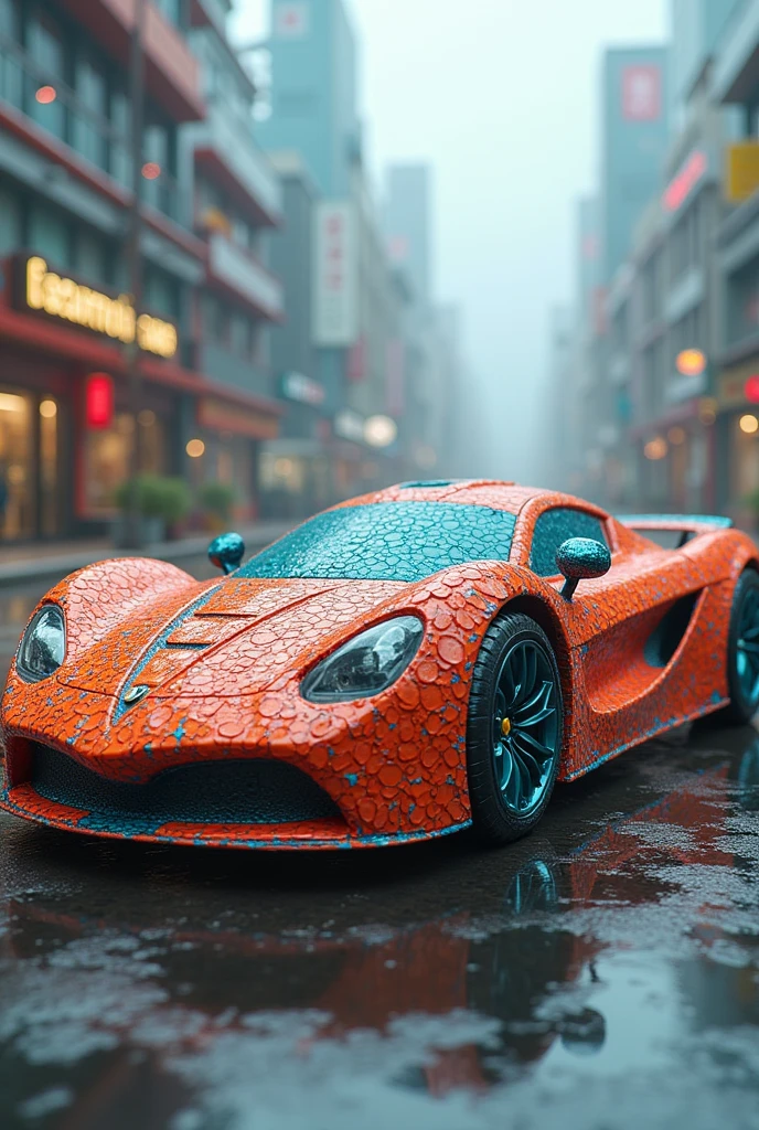 Make a car made of condom pl