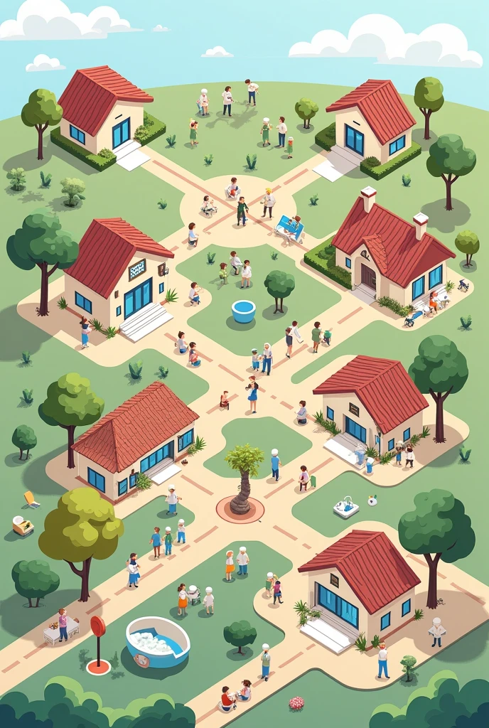 Public policy on a protection network for the elderly based on day care and rest centers, improve health access, Promote family integration and community participation