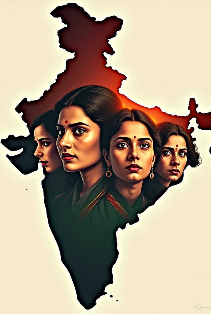 Create a poster image of Women start strike for one day to protest against rape. We need more effective action than just protesting with candles and spices. In india.