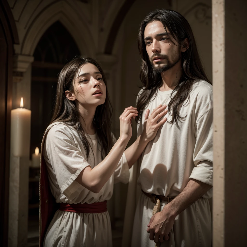 Jesus, performing miracles