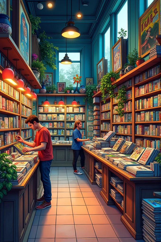 Comic and books store
