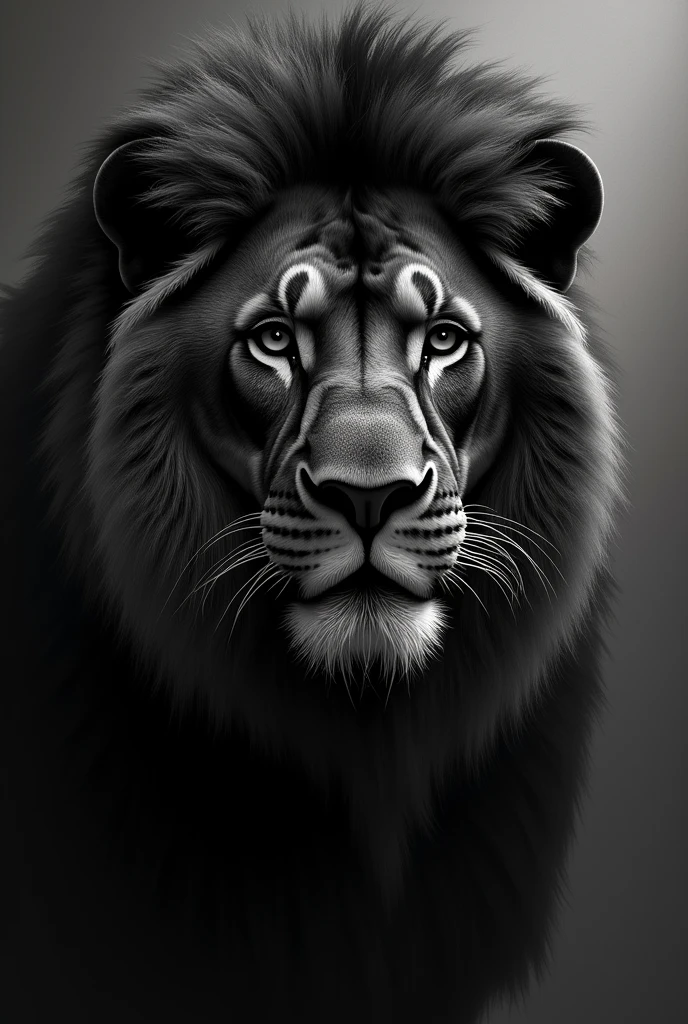 This exquisite and breathtaking masterpiece、Showcasing the stunning beauty of the majestic lion in all its grandeur。High-resolution artwork、Huge, 大型Black lionに特徴的な優雅な犬歯、The fur is also carefully drawn..。Black lion'Expressive eyes、As if to convey the spirit of love of the king of the jungle.、Engage your audience、Shining with warmth and serenity。This wonderful piece is、A testament to artistic talent and dedication.。 This modern masterpiece、Rendered in highest quality and 8K resolution、that'It's worth being surprised。(Artist Credits)
