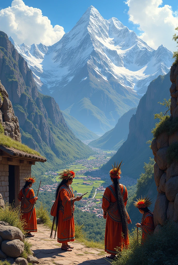 The mountains of Peru with their customs 