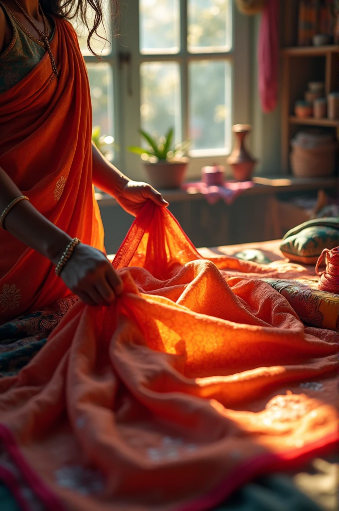 Saree packing
