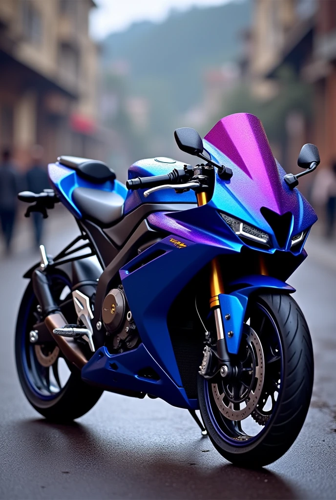 Pulsar rs 200 blue and purple