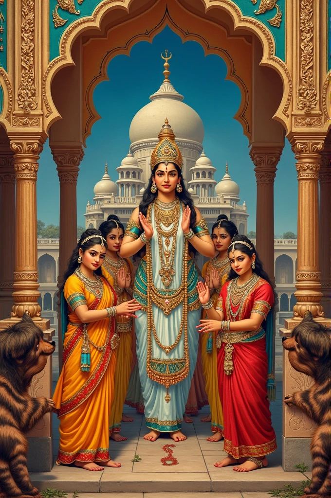 Painting based on indian culture