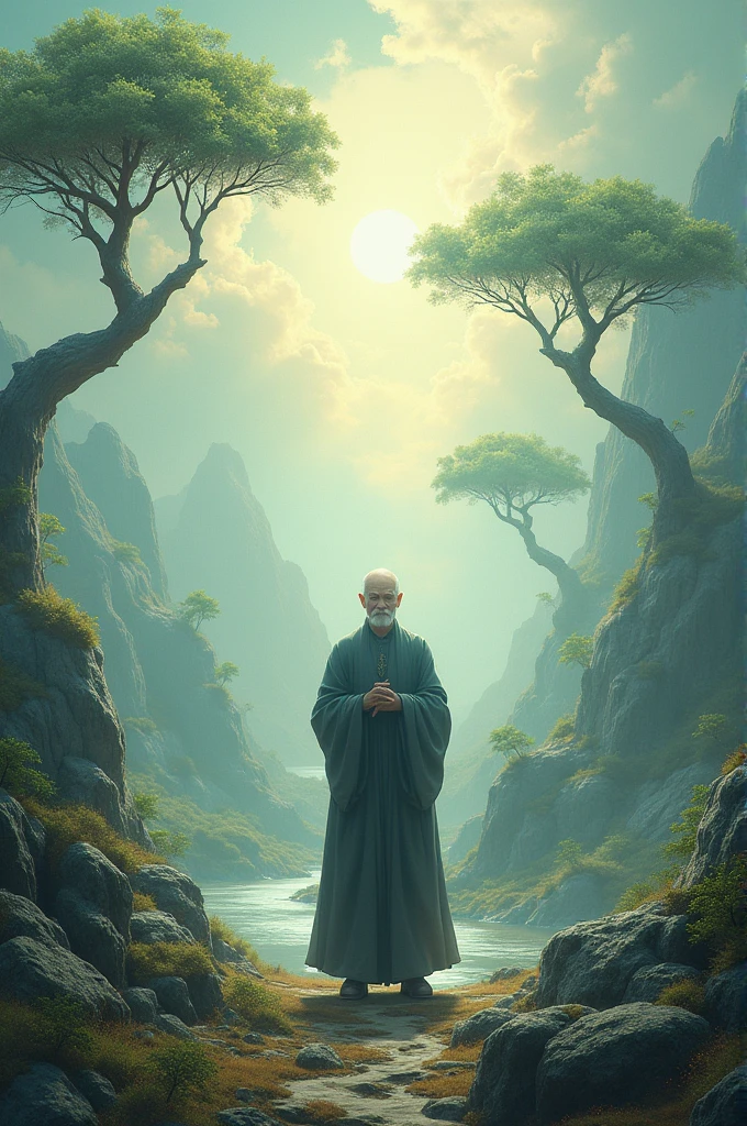 create a ai art landscape with name "stifan uncle " name should be there