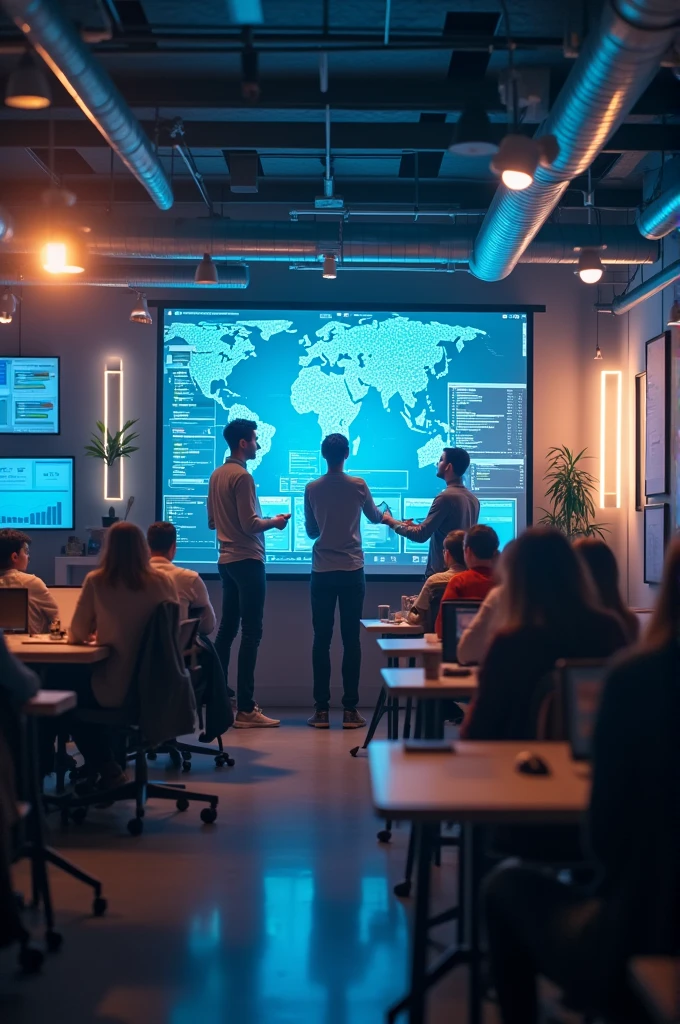 Startup business video generate