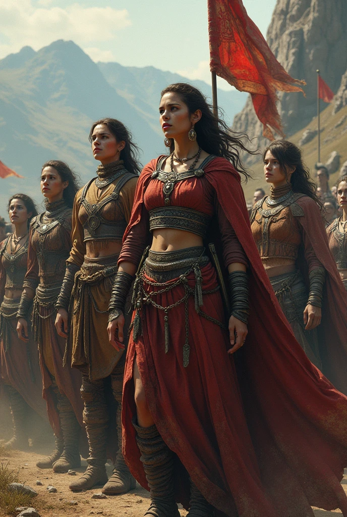 Many old brave women warriors