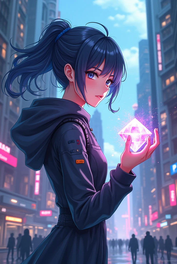 A mineral called "evolutionary diamond" that can grant powers. Make it in anime form or in manga form
