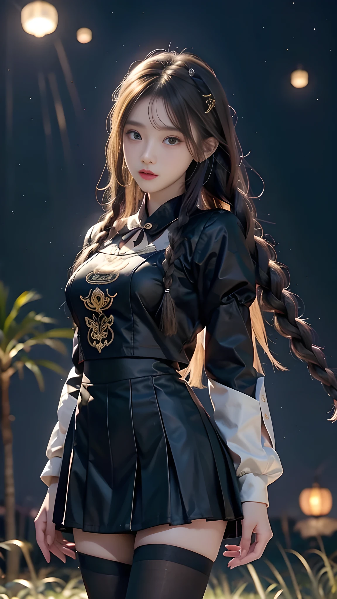 (surreal,)4K,35mm,cinematography,Ultra high detail, professional lighting, best quality, ultra high resolution, visually stunning, (1 girl:1.3), (dark blue色主题:1.2), light gray background, dark blue, wuxia,Chinese style,hanfu,Bright wind,Genuine Leather,