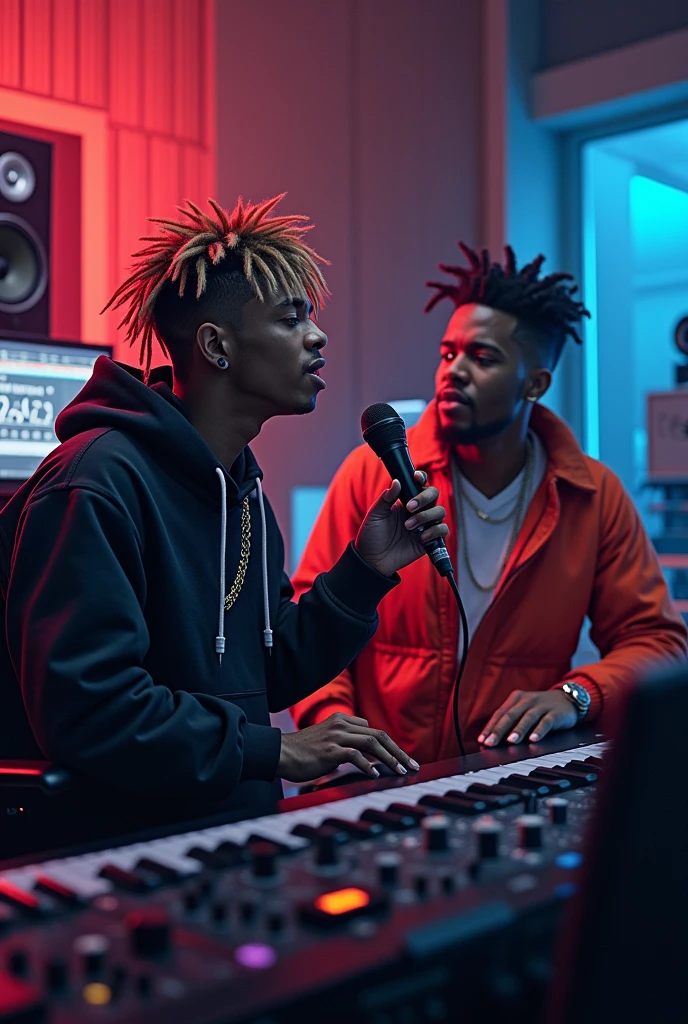 Create xxxtentacion in the Studio with mc kevin 