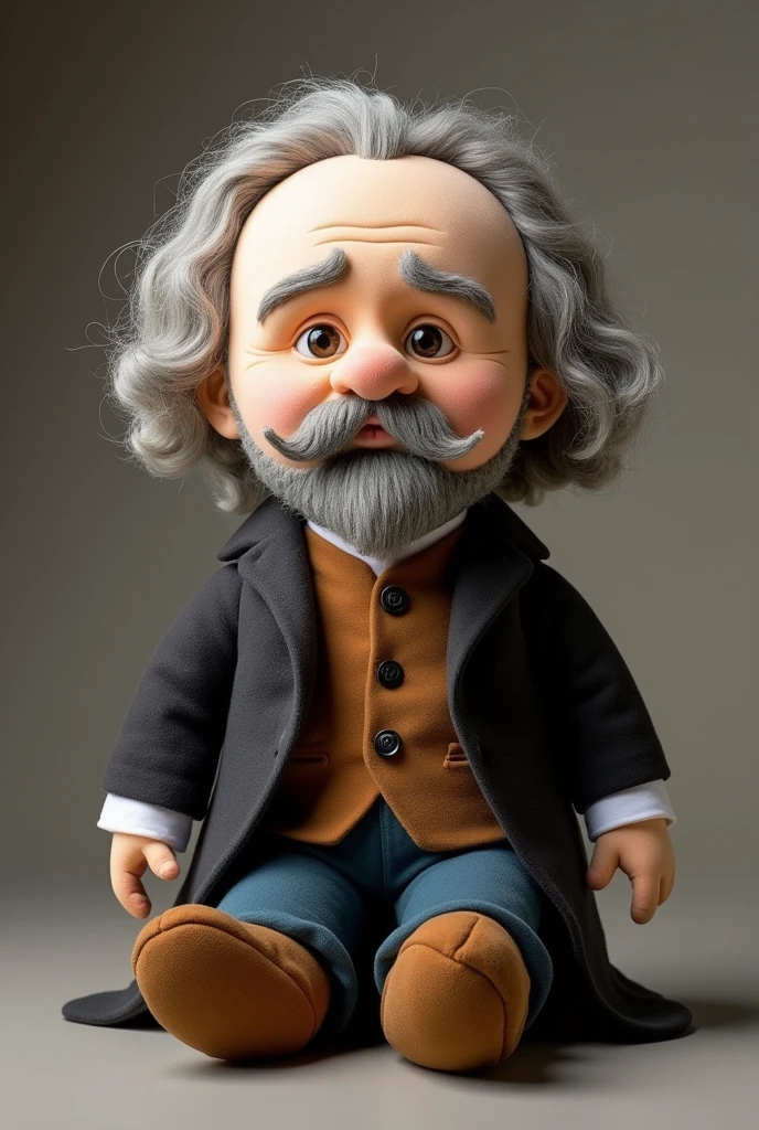 balzac plush toy with hair