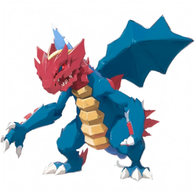 file pokemon - red - and - blue - dragon - png - file - red - and - blue - dragon png, similar to pokemon, new pokemon, dra the dragon, draconic, soft draconic features, charizard, vyverns, fire type, guggimon, mega legendary, but as an anthropomorphic dragon, spiky, a red dragon