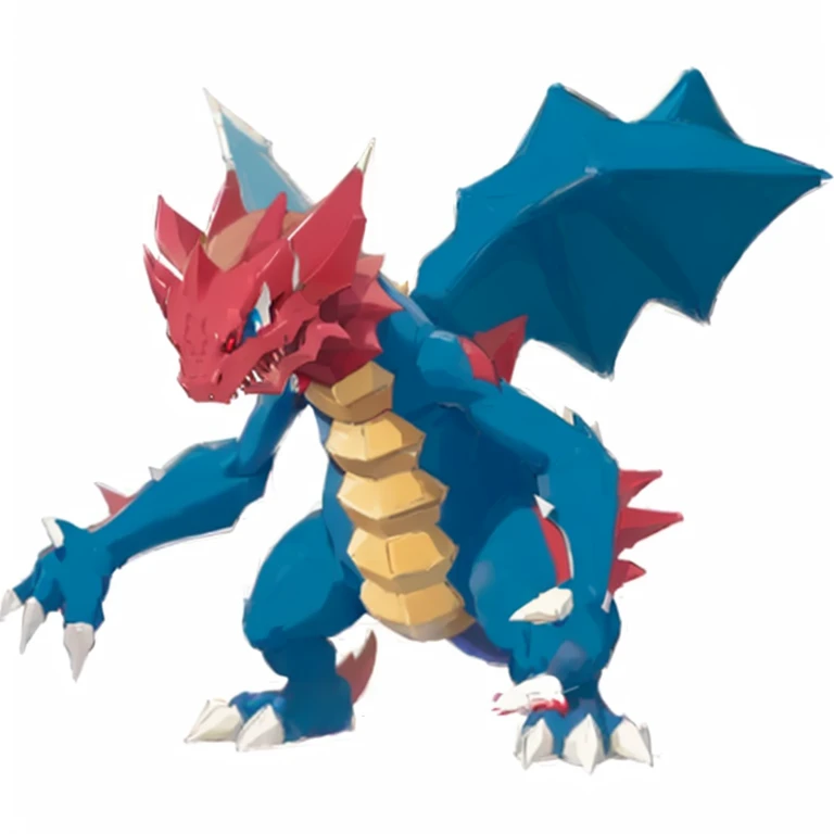 file pokemon - red - and - blue - dragon - png - file - red - and - blue - dragon png, similar to pokemon, new pokemon, dra the dragon, draconic, soft draconic features, charizard, vyverns, fire type, guggimon, mega legendary, but as an anthropomorphic dragon, spiky, a red dragon