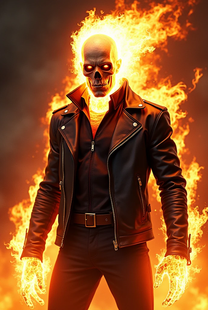 Create a mutant taking as reference "Ghost Rider", to Marvel superheroes and DC super villains