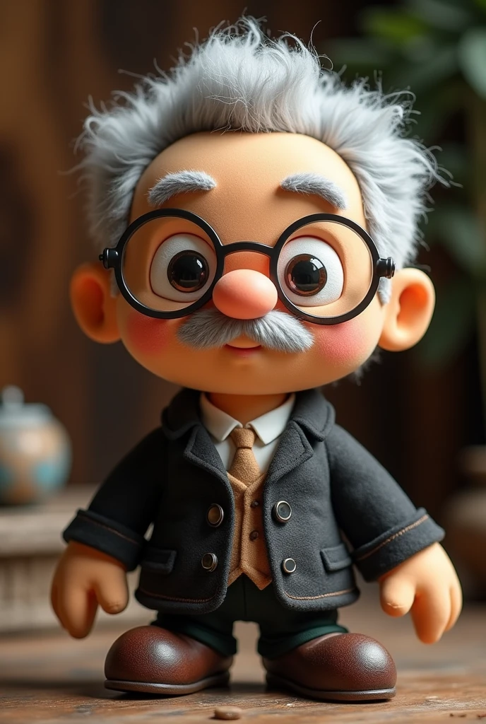 maurice ravel plush toy with hair 