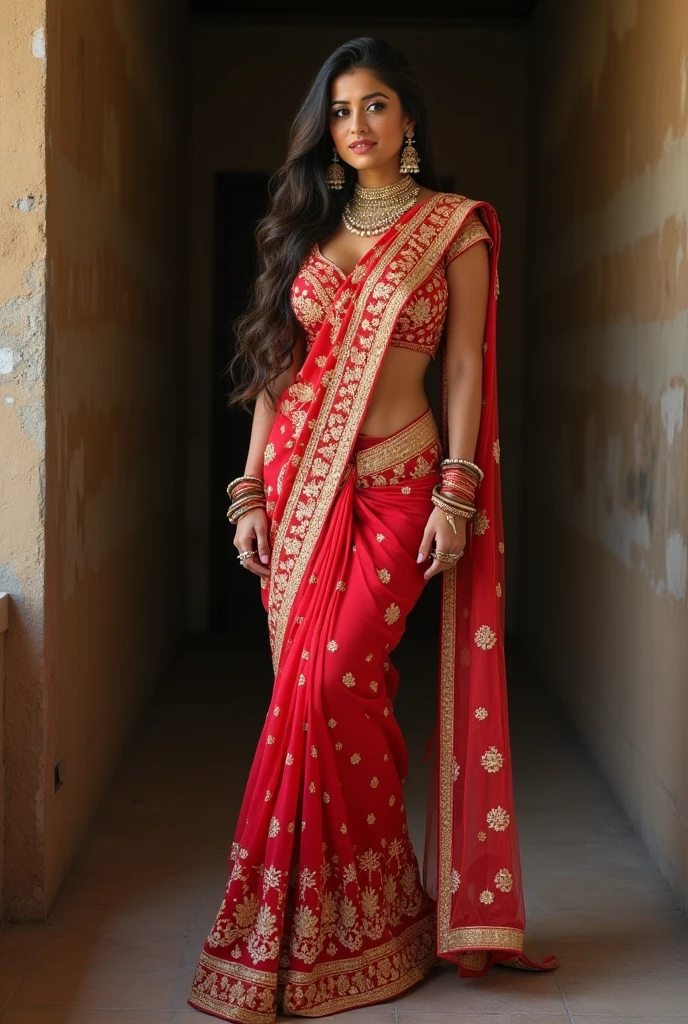 Big ass big boobs indian sexy gorgeous girl in traditional dress