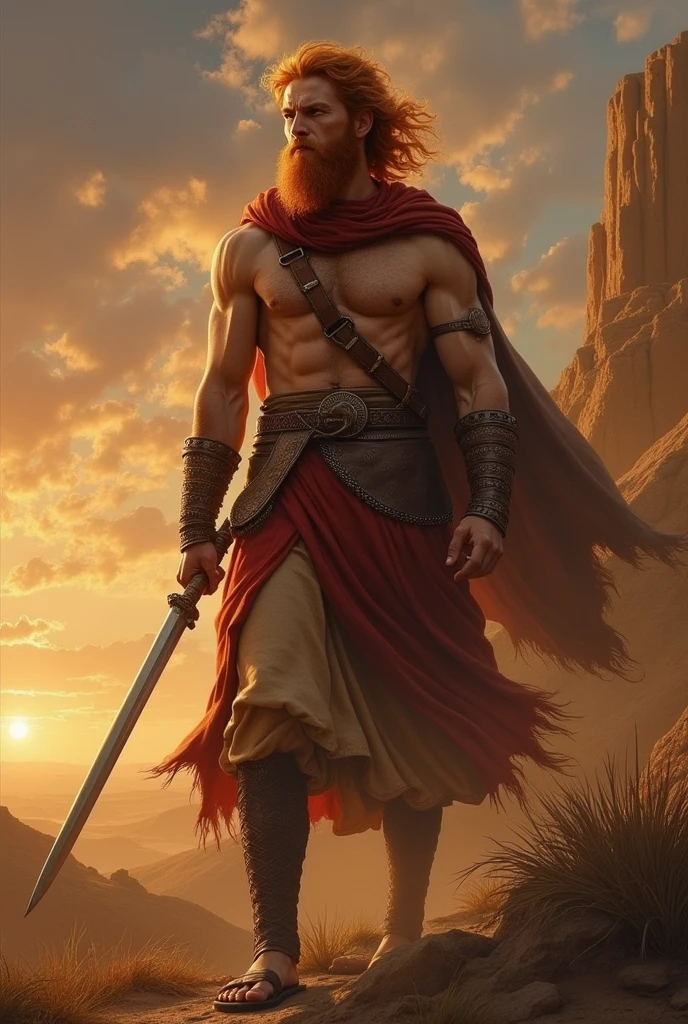 David with red hair became a national hero, but this did not please Saul, the king who still ruled. David&#39;s growing popularity made Saul jealous., who began to see him as a threat. The relationship between them deteriorated, leading Saul to try to kill David on several occasions. David had to flee and live as a fugitive, but kept his faith and integrity.