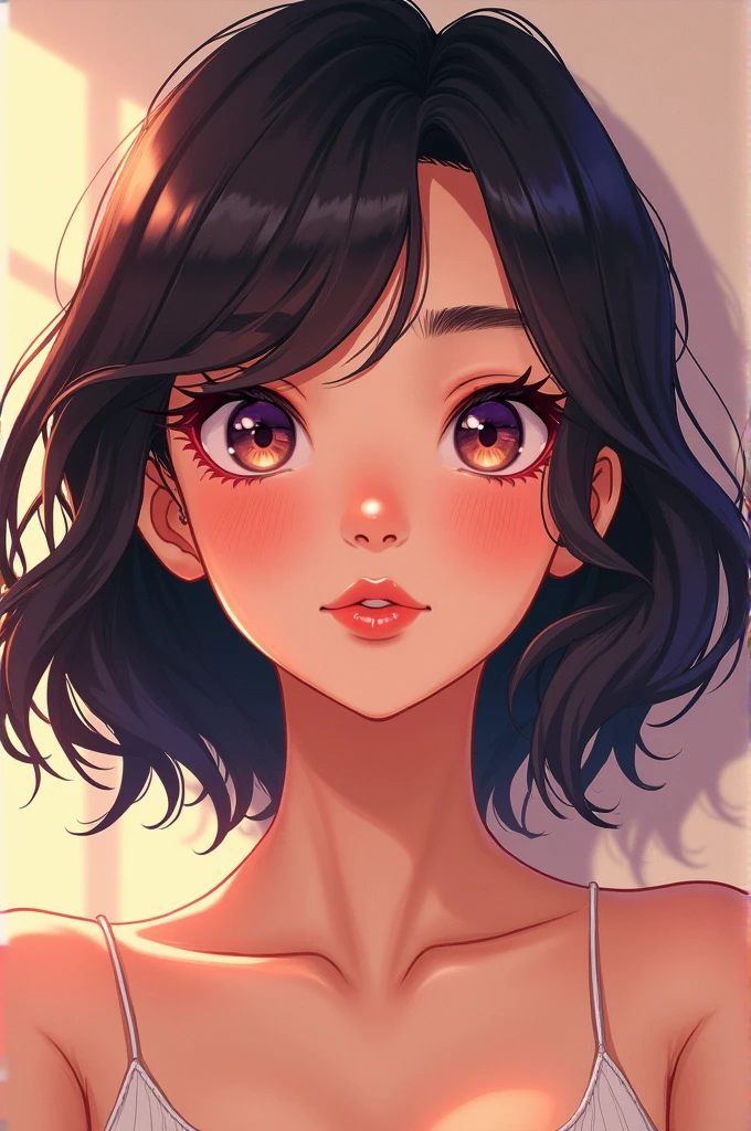 Erica Fernandez in anime character 
