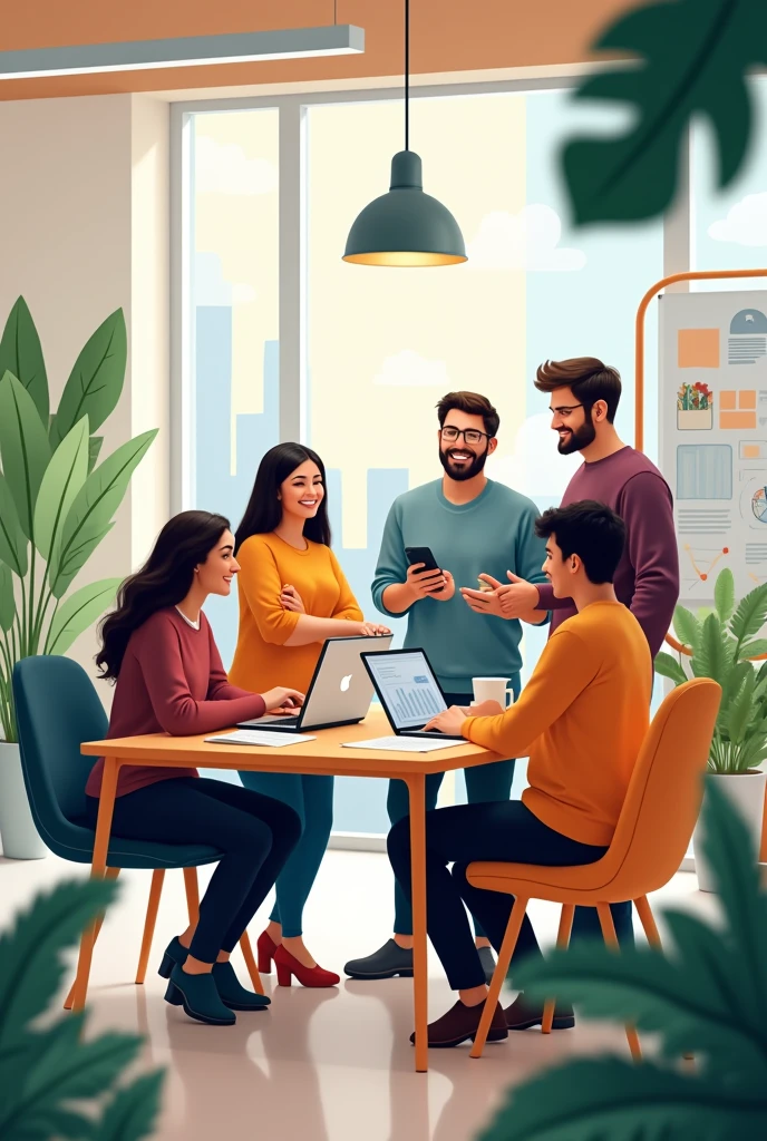 Slide about positive work environment
