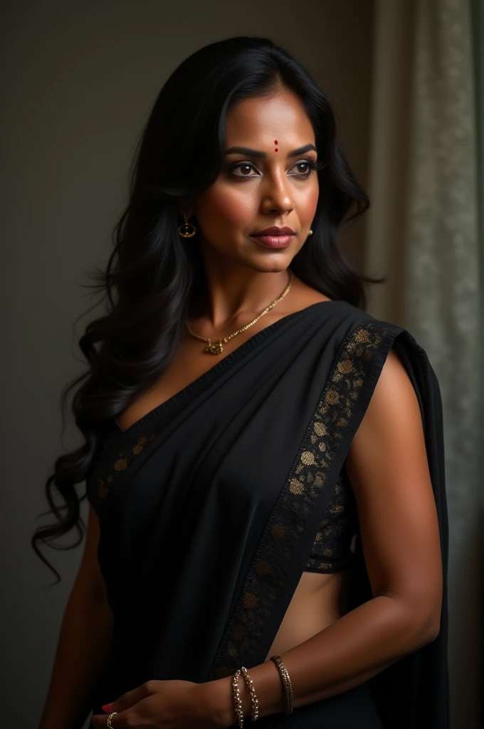 An Indian dark shaded milf