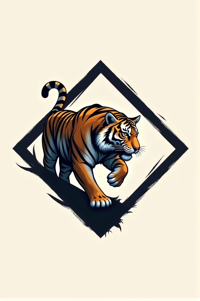 Tiger shaped logo