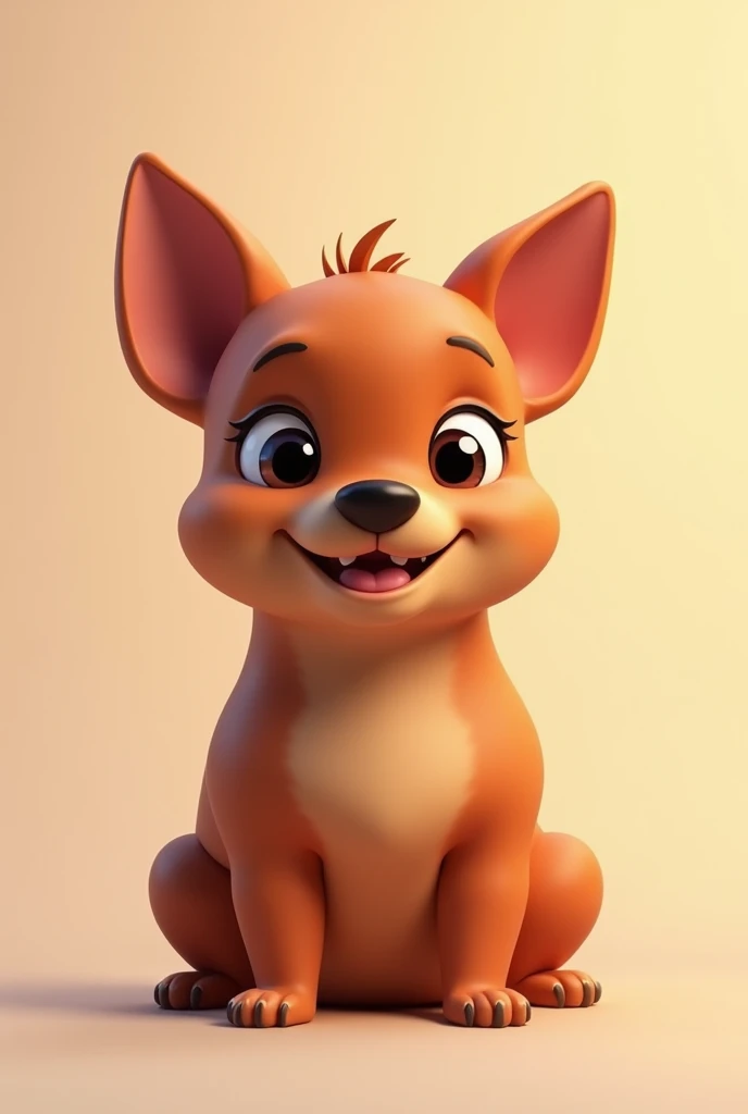 A VERY cute and chubby pinsher dog