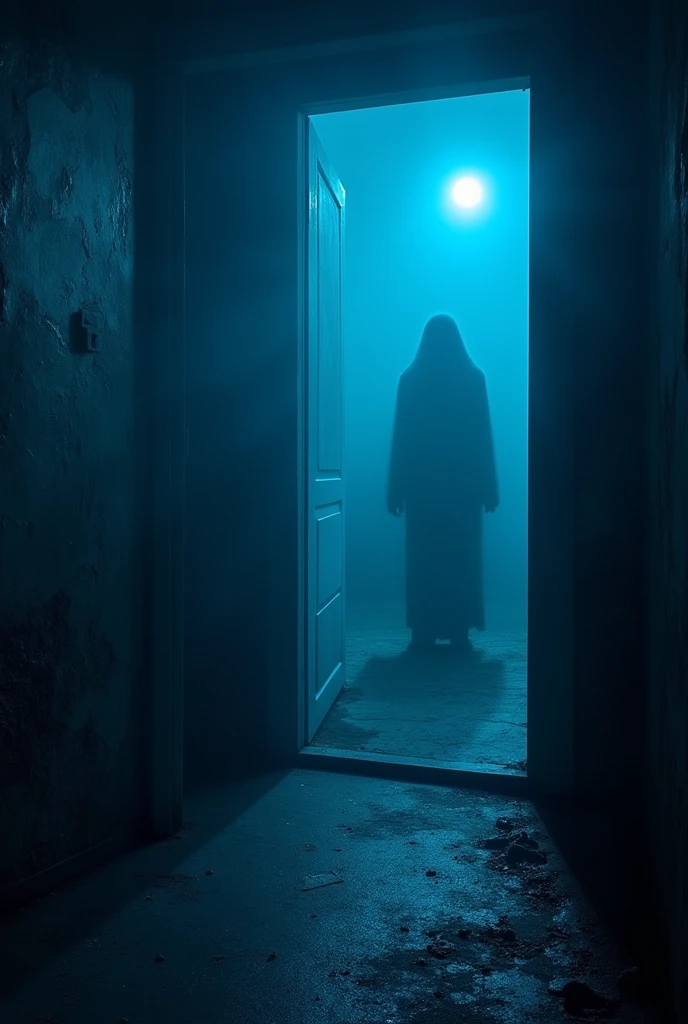 ghost house (movie) in blue theater