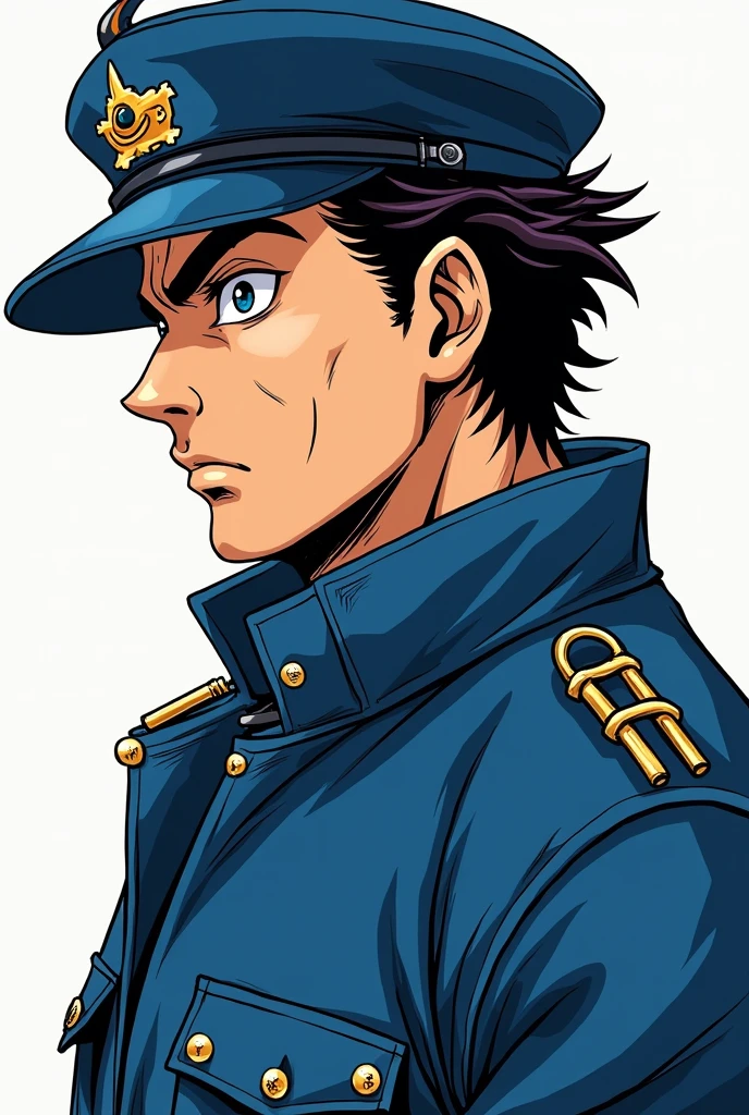 Anime character wearing a blue jacket, Joseph Joestar, jotaro kujo, Jojo anime style, jotaro, Becoming a JoJo character, In Jojo\The Bizarre Adventure of, Ninja scroll anime style, an angry muscular army general, Kentaro Miura&#39;s Manga Art Style, ＪＪＢＡ, Joe Biden as a JoJo character, striking manga artstyle,Dwayne Johnson style,((Defective Japan))
Japanese student cap,((Japanese Banchou)),((Gaze to the upper left)),(((Japanese))),((Showa era villains)),((Profile view, forward))
Getter Robo,Nagare Ryoma,Upper body naked,((Gofu Nagai)),